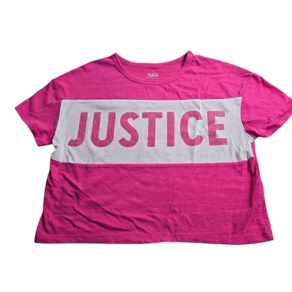 Justice crop shirt S